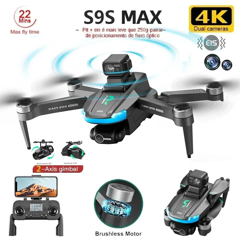 Rc Helicopter Mini - NEW S9S MAX MINI Drone 4K