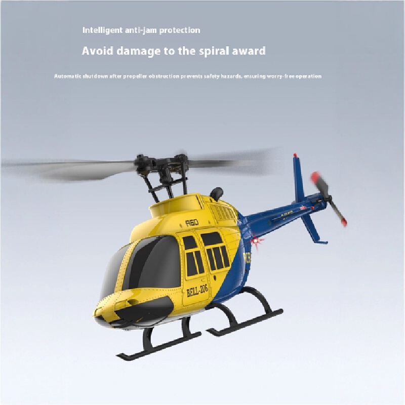 Rc Helicopter Single Rotor - A60 1/42 Scale Four-Channel Single-Rotor No