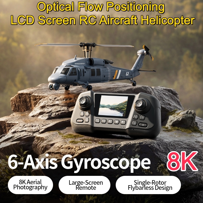 Rc Helicopter Gyro - 8K Flybarless Optical Flow Hover LCD