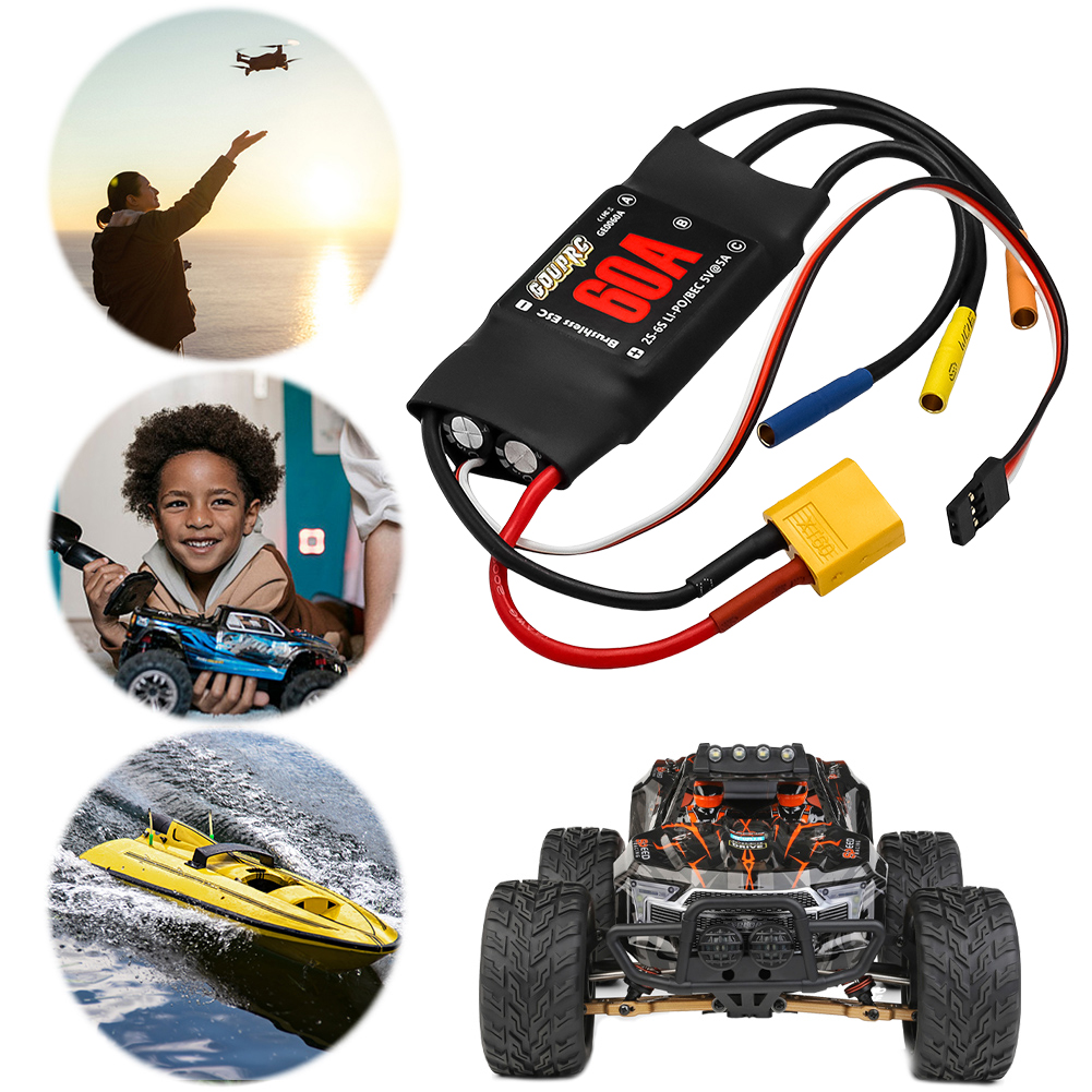 60A Electronic Speed Controlle - đánh giá và giá Rc Helicopter Electric