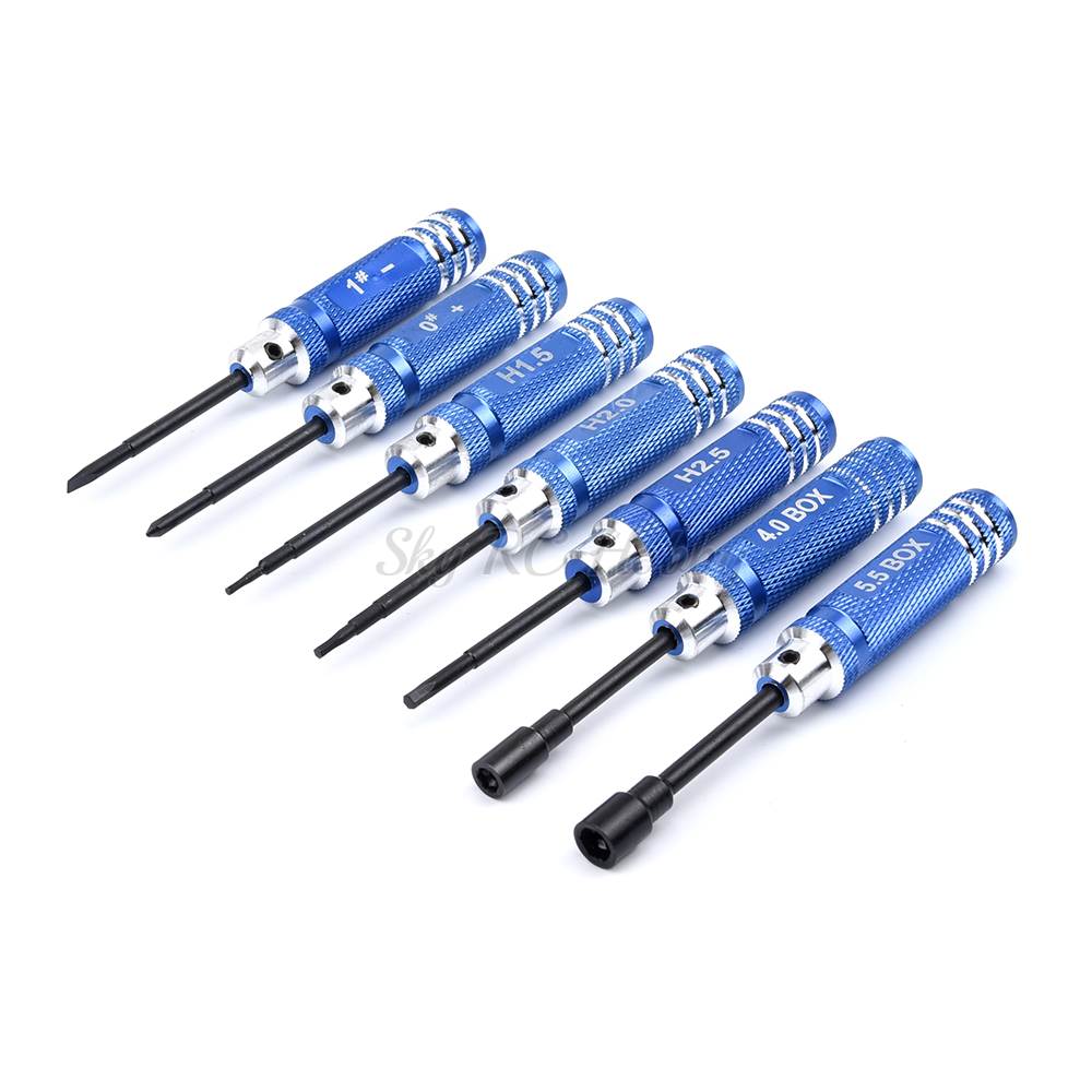 7 Cái/bộ 0/1/1.5/2/2.5/4/5.5Mm - đánh giá và giá Rc Helicopter Tool Kit