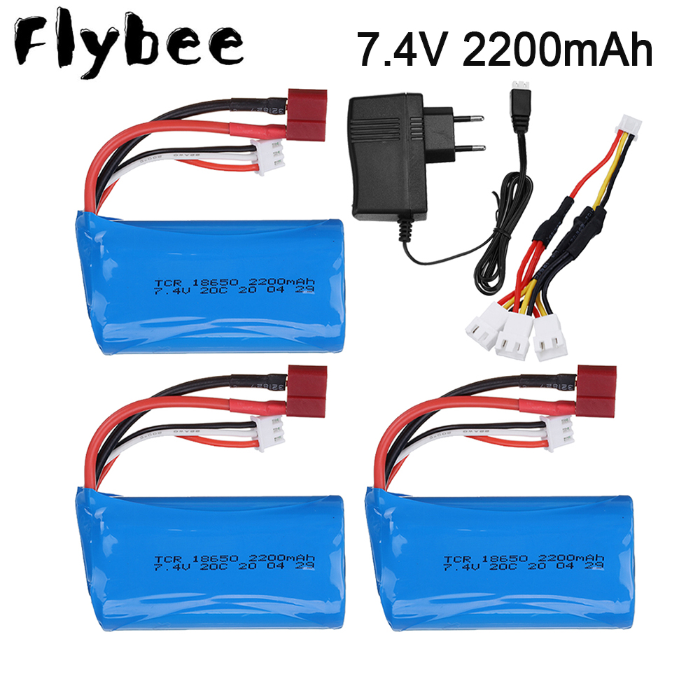 7.4V 2200mAh 18650 Lipo Batery - đánh giá và giá Rc Helicopter Parts