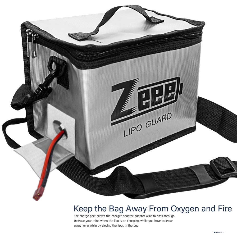 Zeee Lipo Battery Safe Bag 215 - đánh giá và giá Rc Helicopter Bag