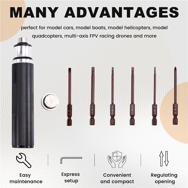 AEE7-6-In-1 Hex Screwdriver 1. - đánh giá và giá Rc Helicopter Tool Kit
