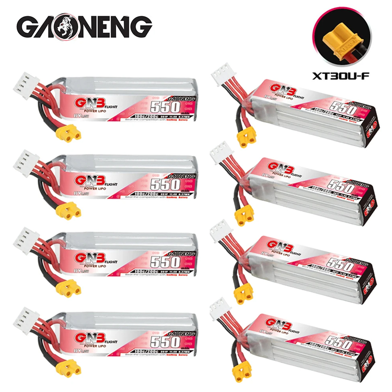 GNB HV 11.4V 550mAh 100C/200C  - đánh giá và giá Rc Helicopter Parts