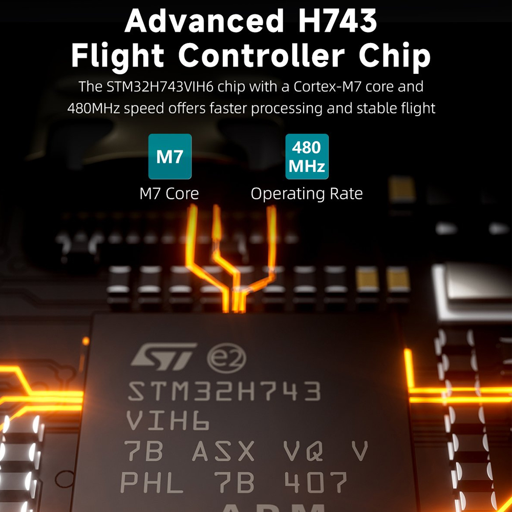 GEPRC TAKER H743 BT 8Bit 80A S - đánh giá và giá Rc Helicopter Case