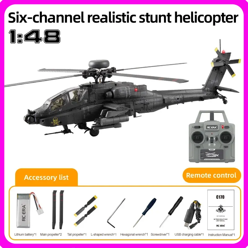New In Stock Rc Era Ah-64d Apa - đánh giá và giá Rc Helicopter Single Rotor
