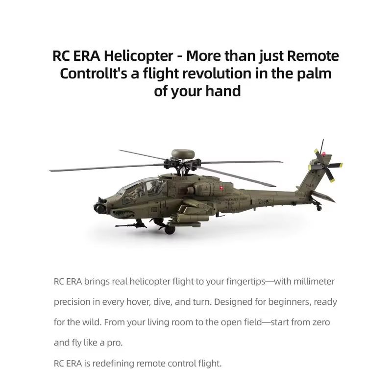 New In Stock Rc Era Ah-64d Apa - đánh giá và giá Rc Helicopter Single Rotor