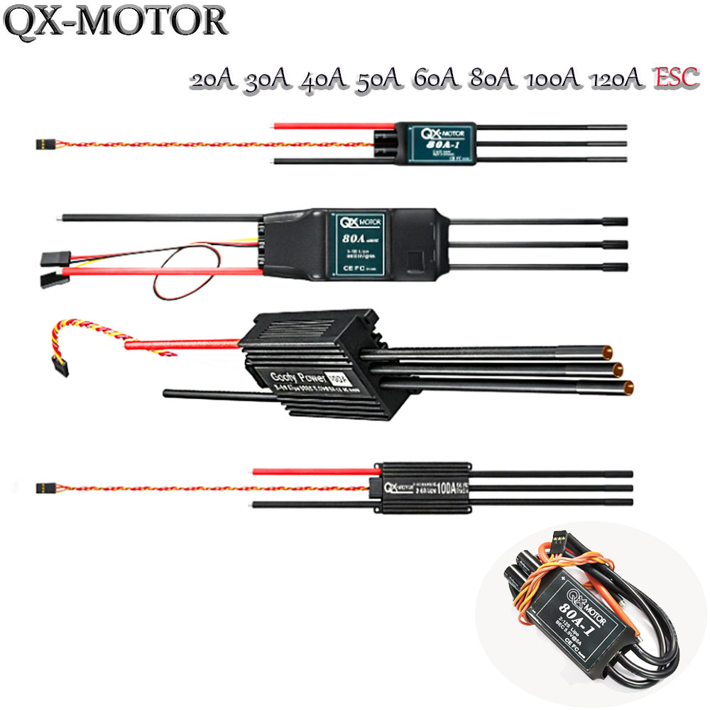 20A-120A Brushless ESC Speed C - đánh giá và giá Rc Helicopter Parts