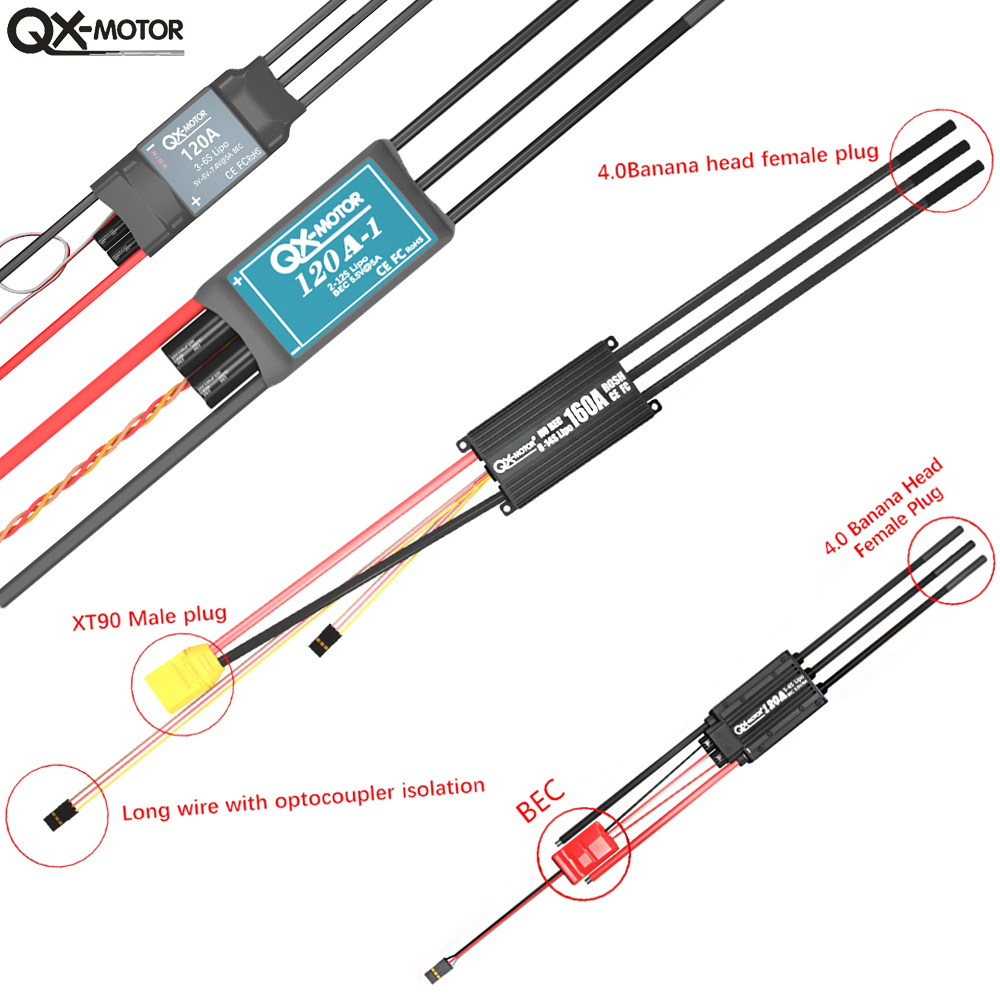 20A-120A Brushless ESC Speed C - đánh giá và giá Rc Helicopter Parts