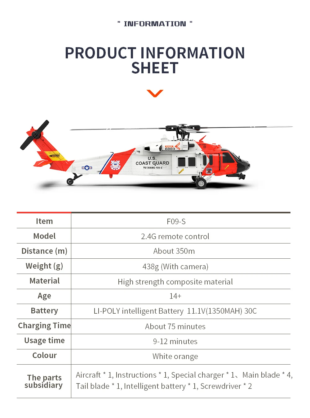 YU XIANG F09-S Battery 6CH  UH - đánh giá và giá Rc Helicopter Bag