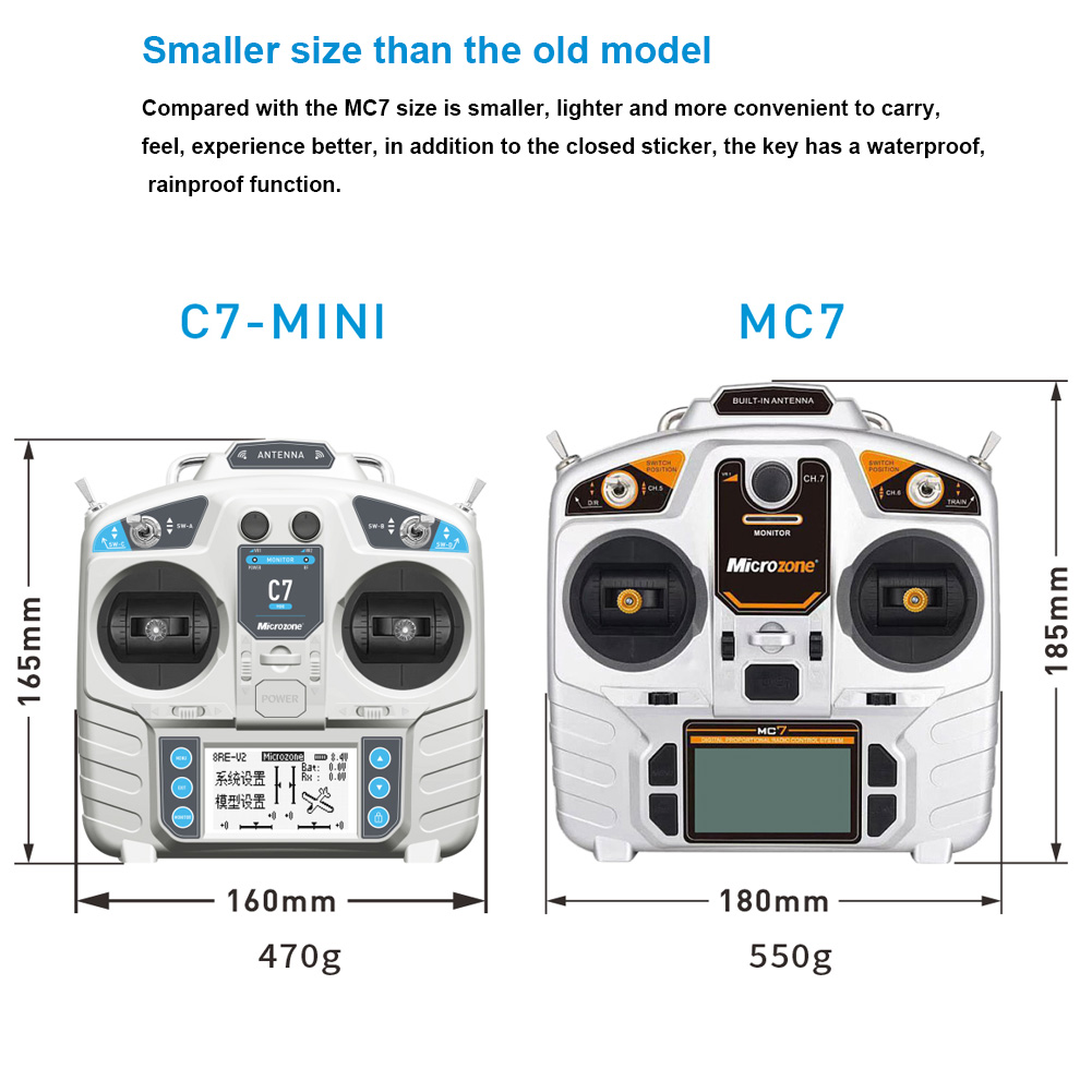 MicroZone MC7 Controller C7 MI - đánh giá và giá Rc Helicopter Mini
