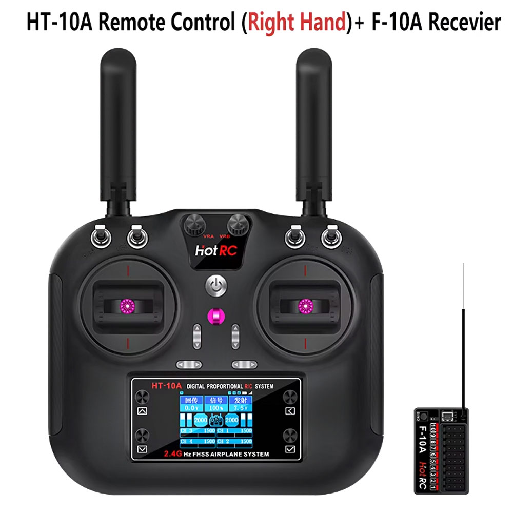 Hotrc HT-10A 2.4G 10CH Transmi - đánh giá và giá Rc Helicopter Battery