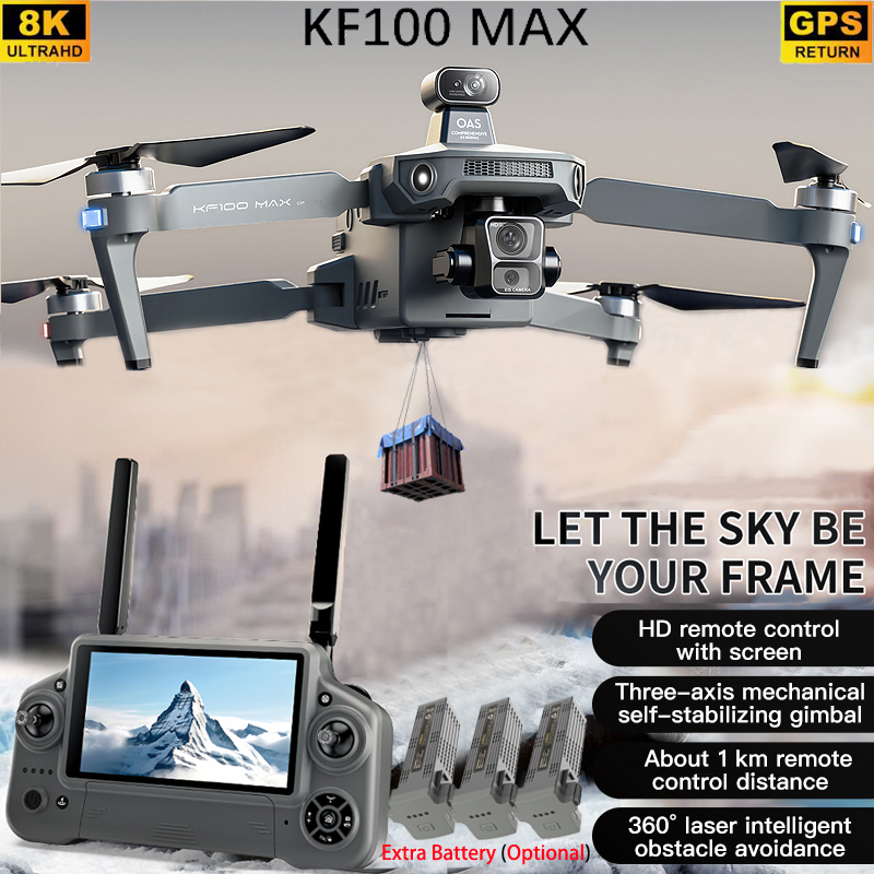 KF100 MAX GPS Drone 4K Camera  - đánh giá và giá Rc Helicopter Electric