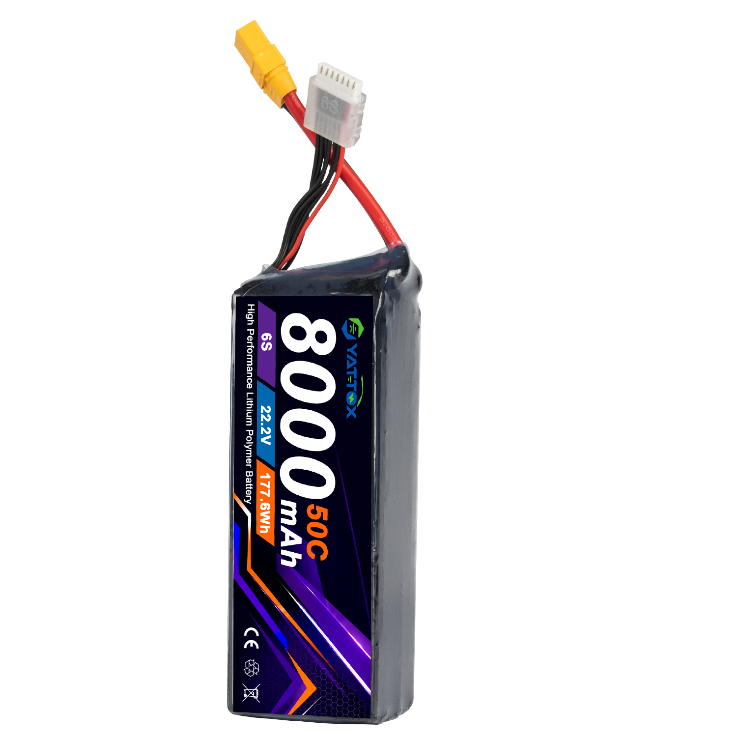 Yattox 6S 8000mAh 50C LiPo Bat - đánh giá và giá Rc Helicopter Large