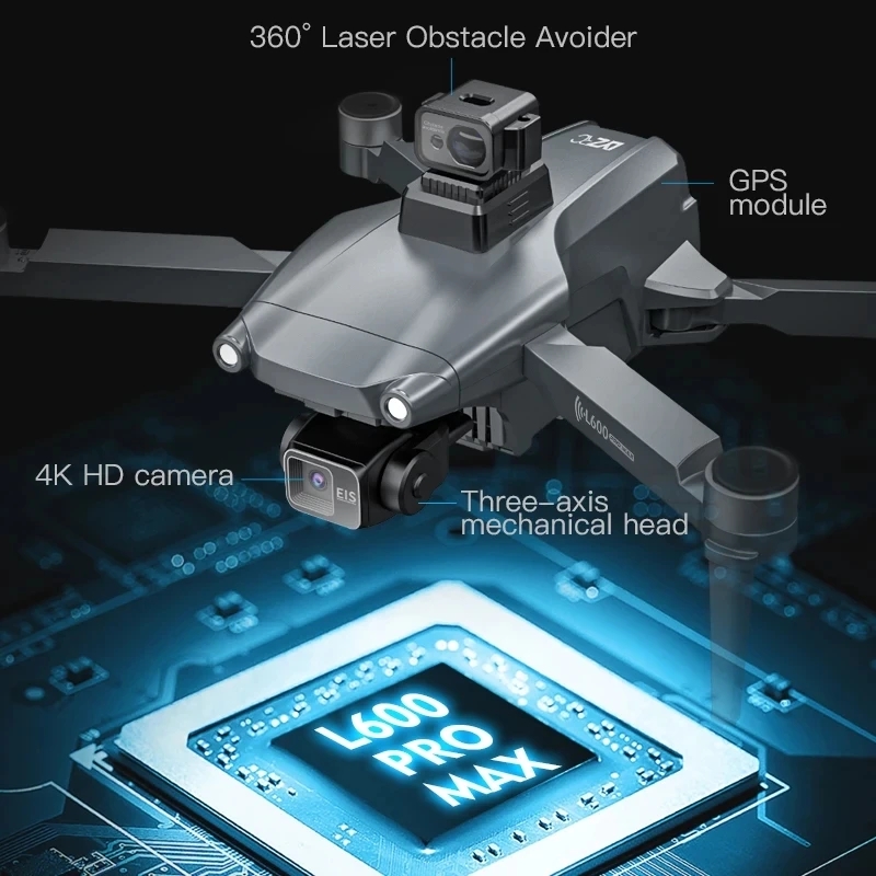 L600 PRO MAX GPS Drone Profess - đánh giá và giá Rc Helicopter Case