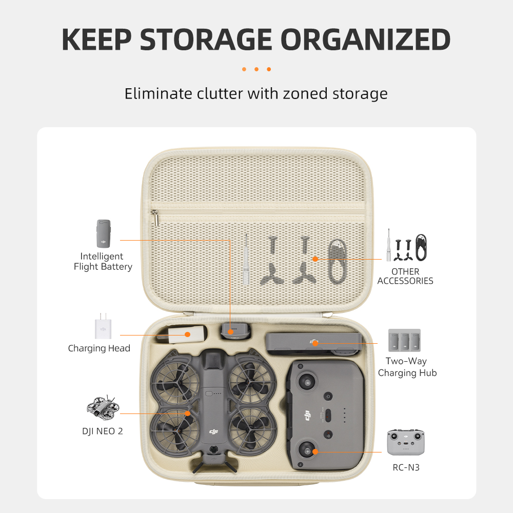Storage Bag for DJI Neo 2 Fly  - đánh giá và giá Rc Helicopter Bag