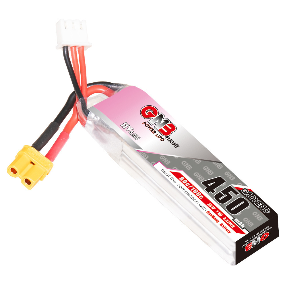 GNB LiPo Battery HV 2S 7.6V 45 - đánh giá và giá Rc Helicopter Parts