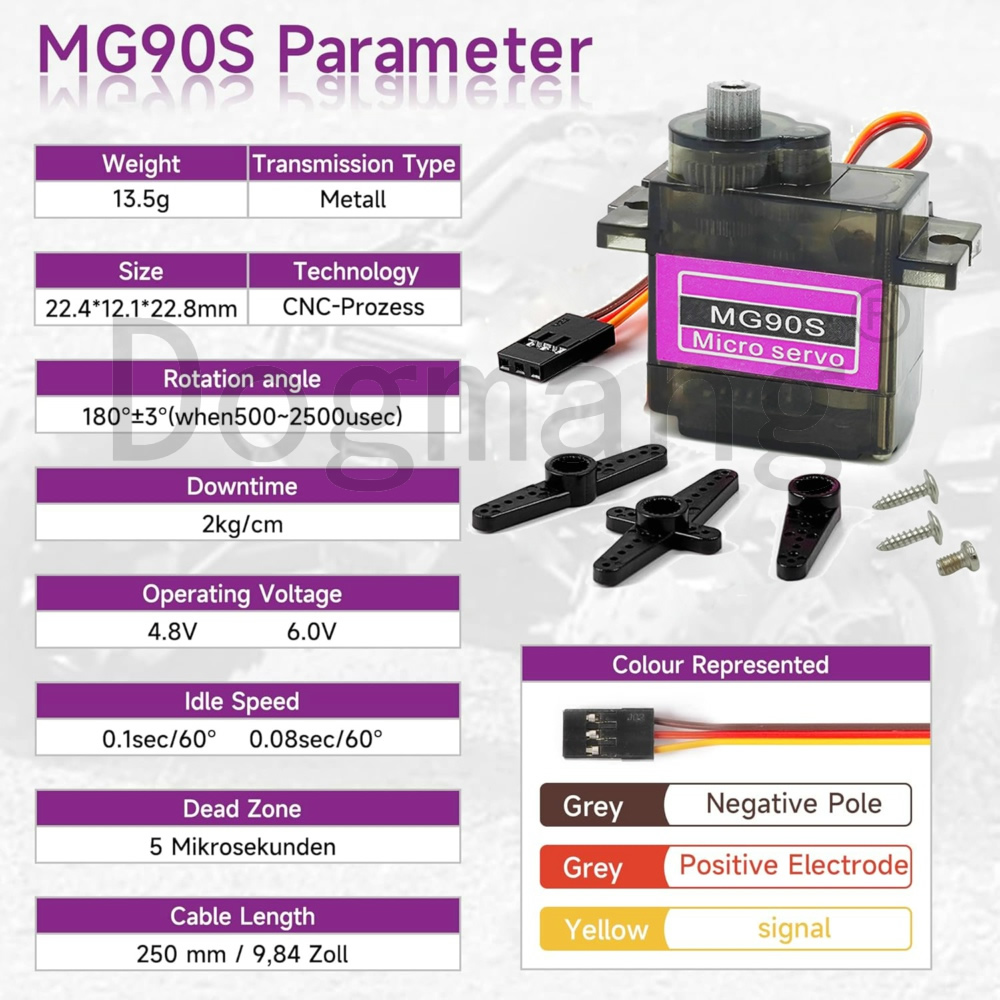 MG90S Servo 1/2/4/10/20/50 Pcs - đánh giá và giá Rc Helicopter Mini