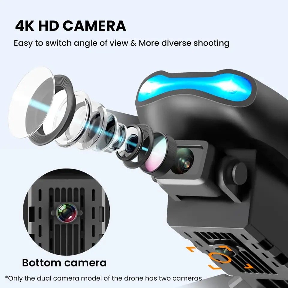 New Mini drone E99 4K WIFI HD  - đánh giá và giá Rc Helicopter Gas