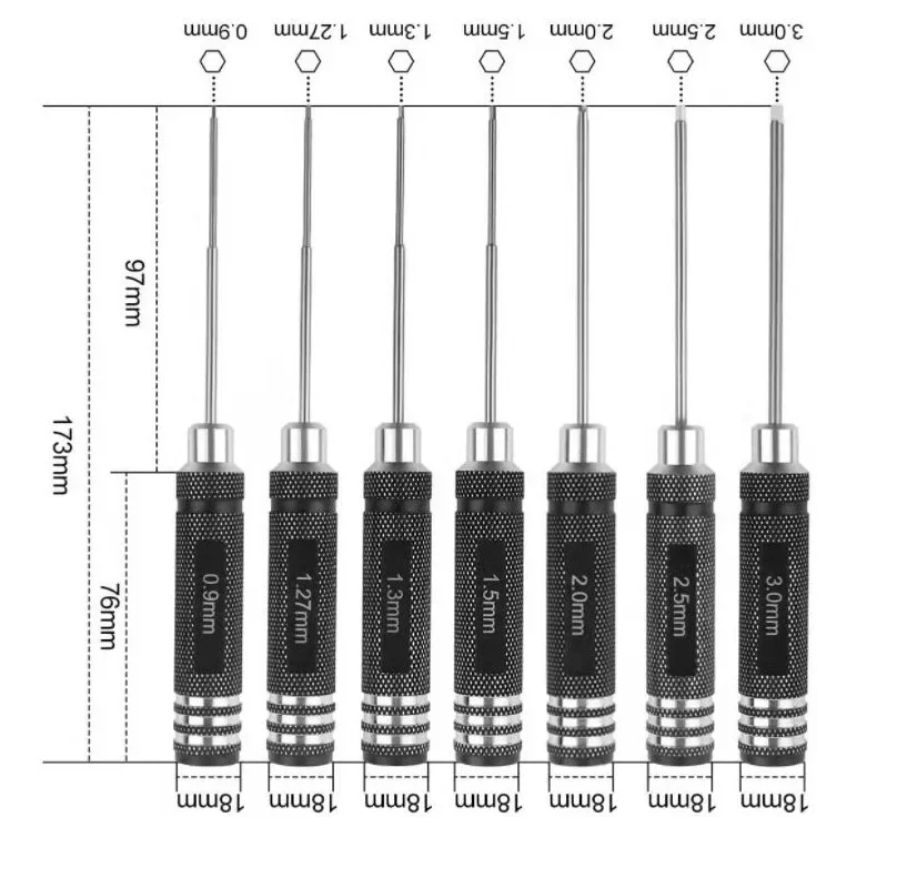 Hex Driver 7/4PCS Hex Allen Sc - đánh giá và giá Rc Helicopter Tool Kit