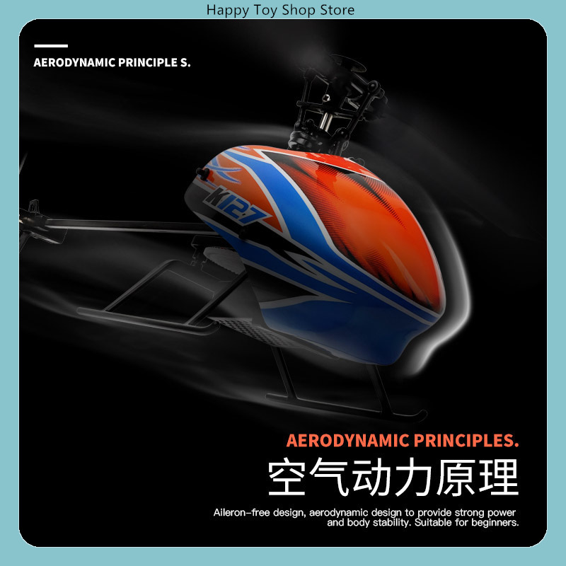 WLtoys XK K127 4CH Flybarless  - đánh giá và giá Rc Helicopter Single Rotor