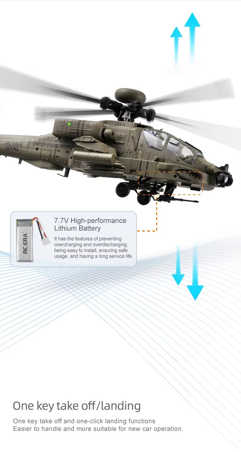 New In Stock RC Era Ah-64d Apa - đánh giá và giá Rc Helicopter Single Rotor